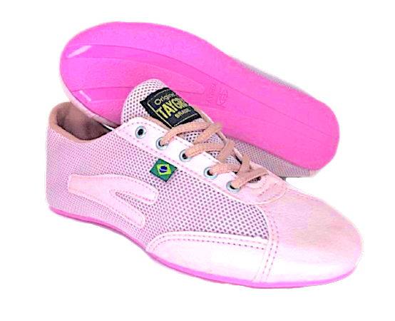 chaussure de danse rose nacre