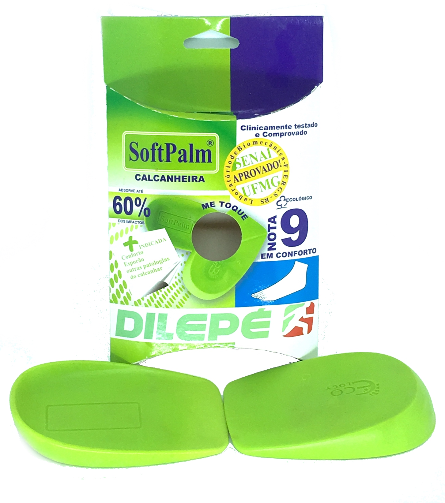 Notre talonnette anatomique �cologique gel latex TAYGRA BRASIL