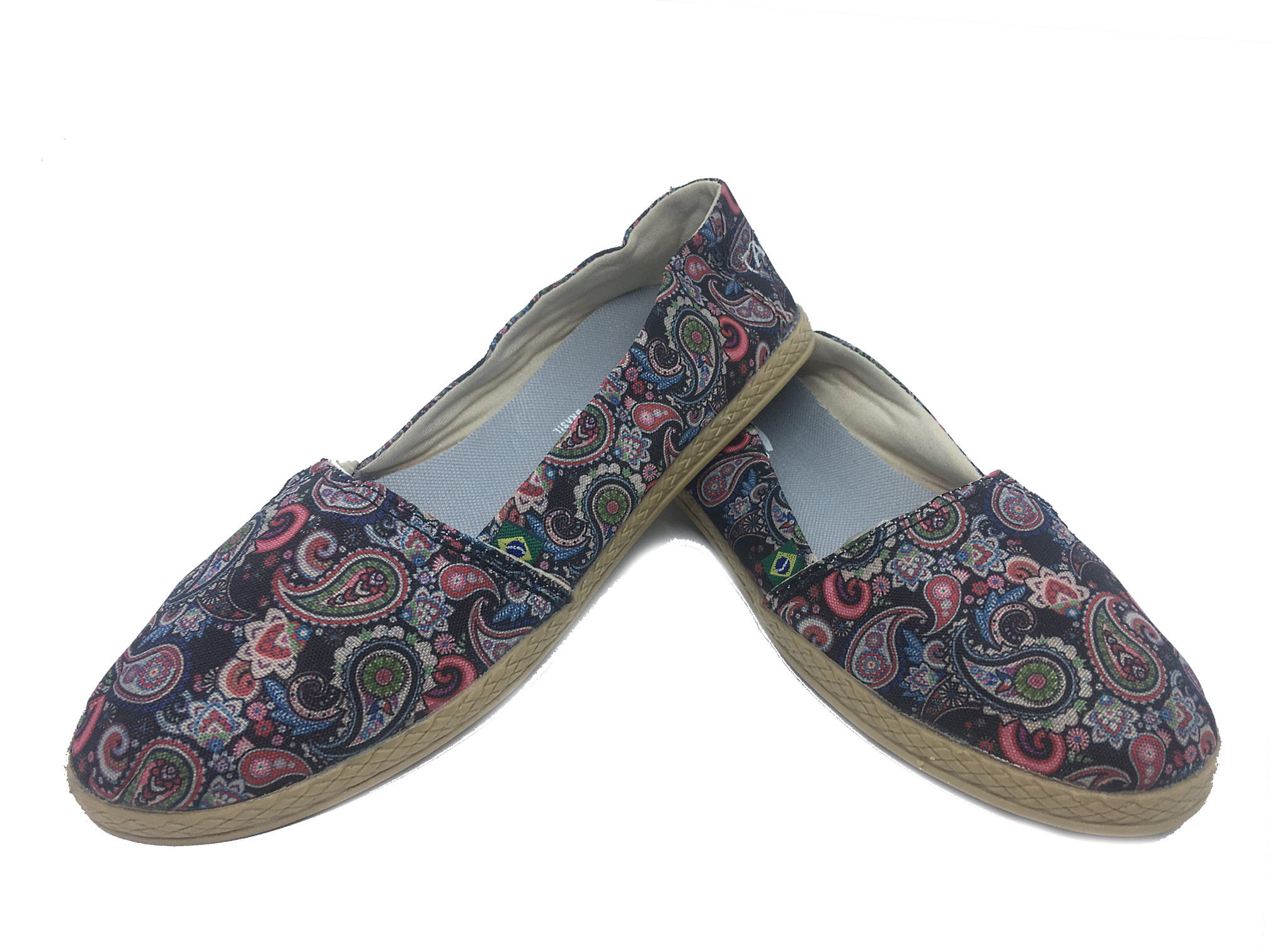 espadrille mandala noir