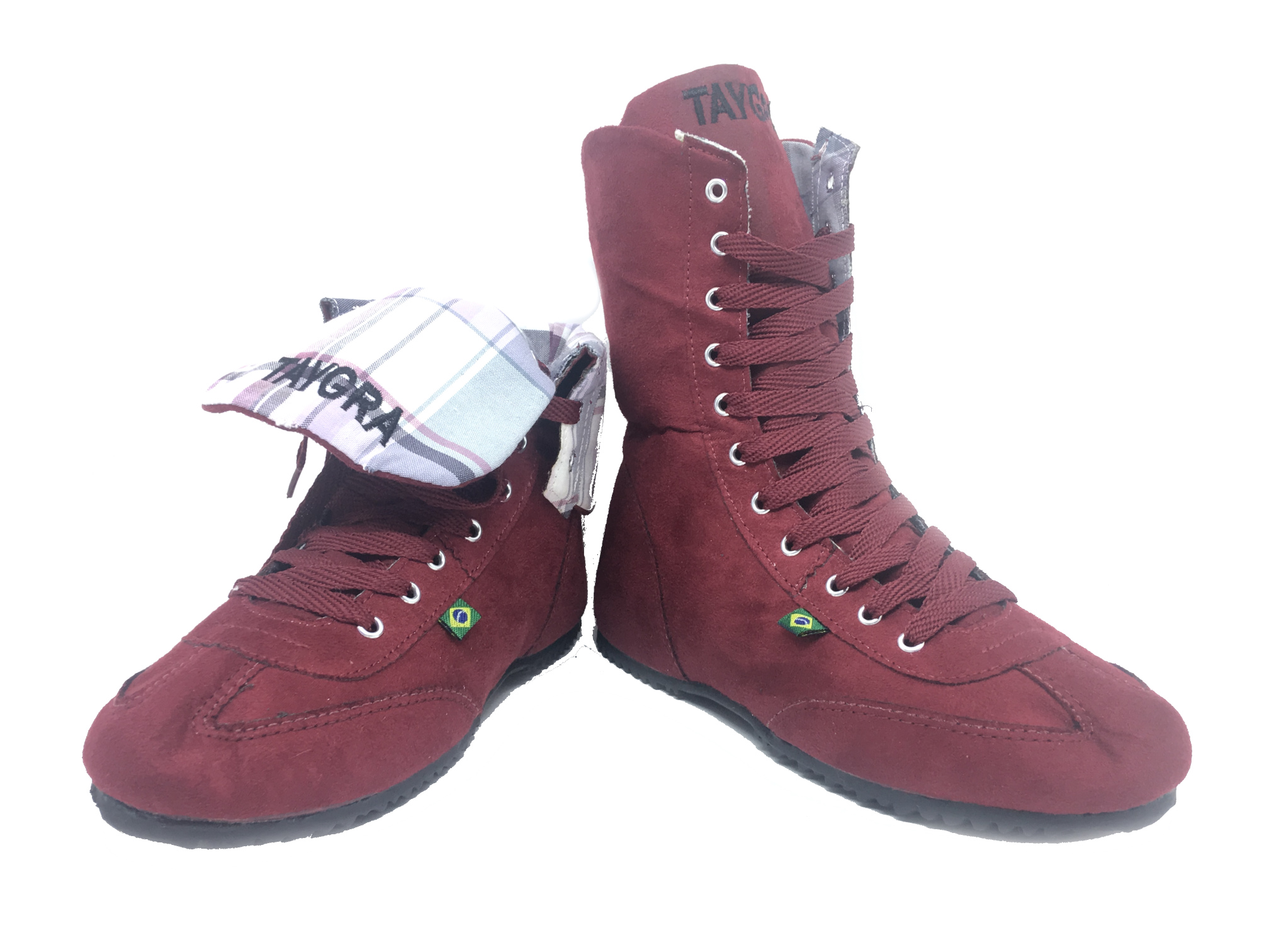 basket montante convertible bottine bordeaux chamoisine TAYGRA BRASIL