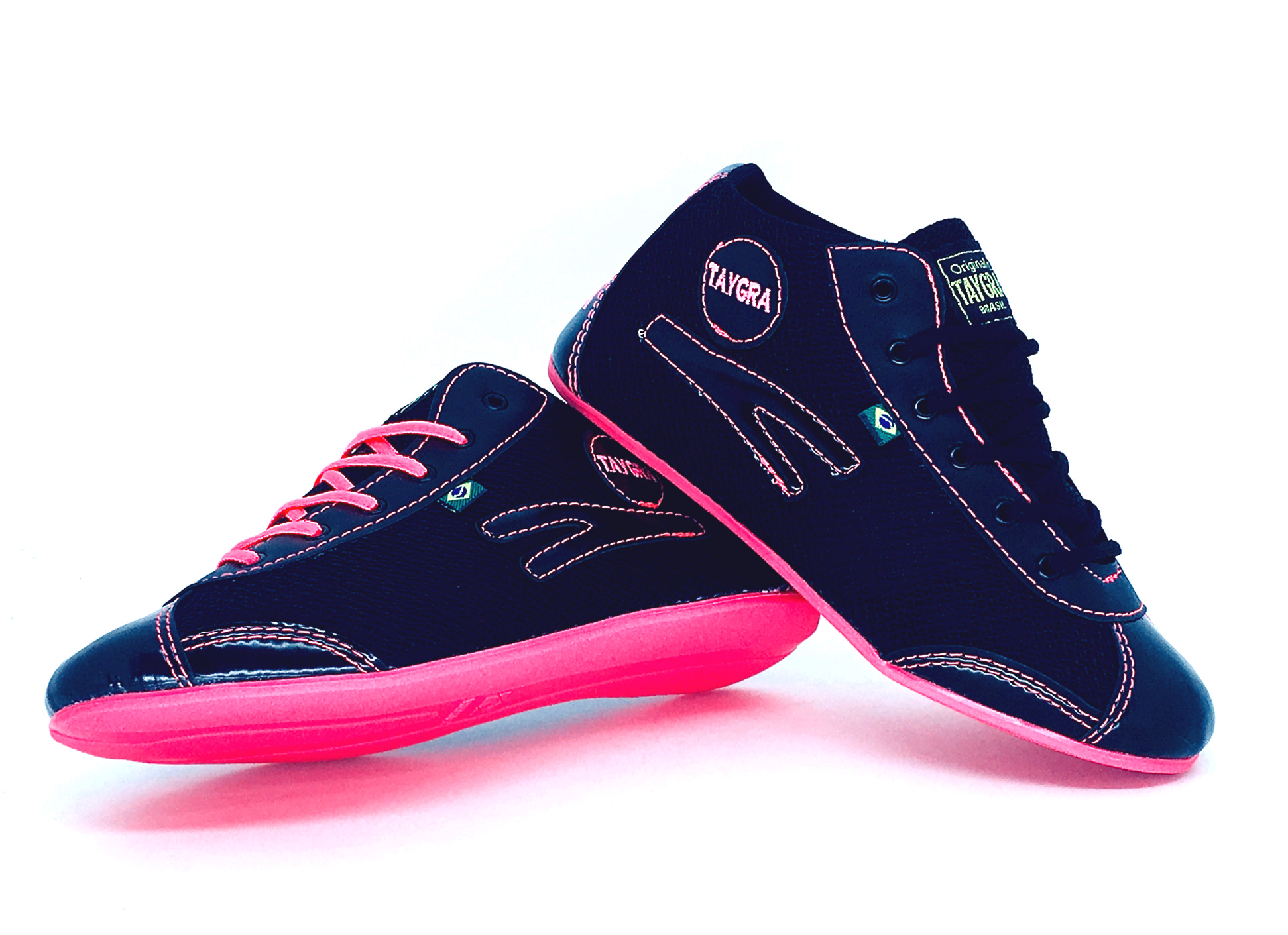 Montante Basket de danse noir et rose