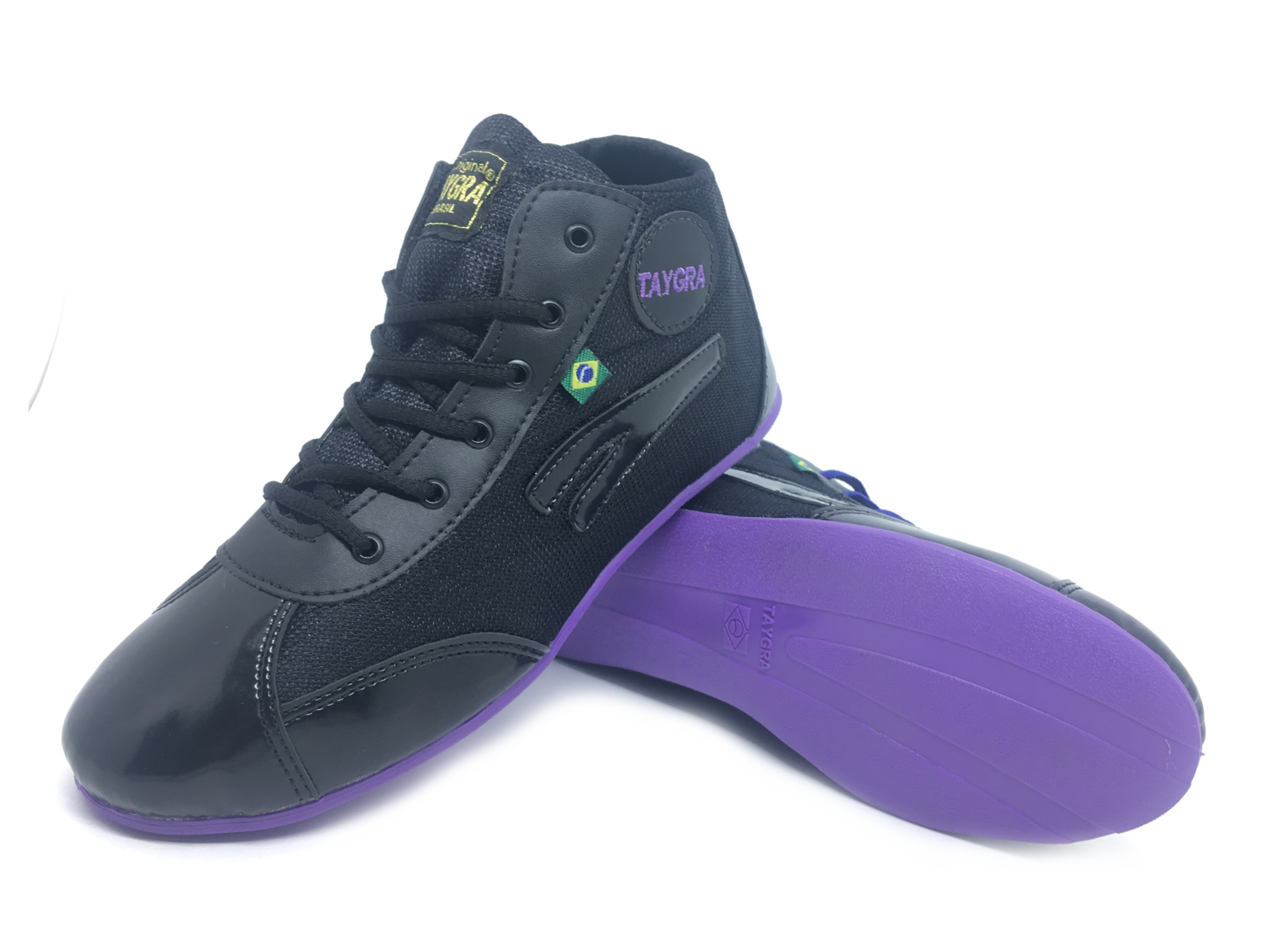 Montante Basket de danse noir et violet