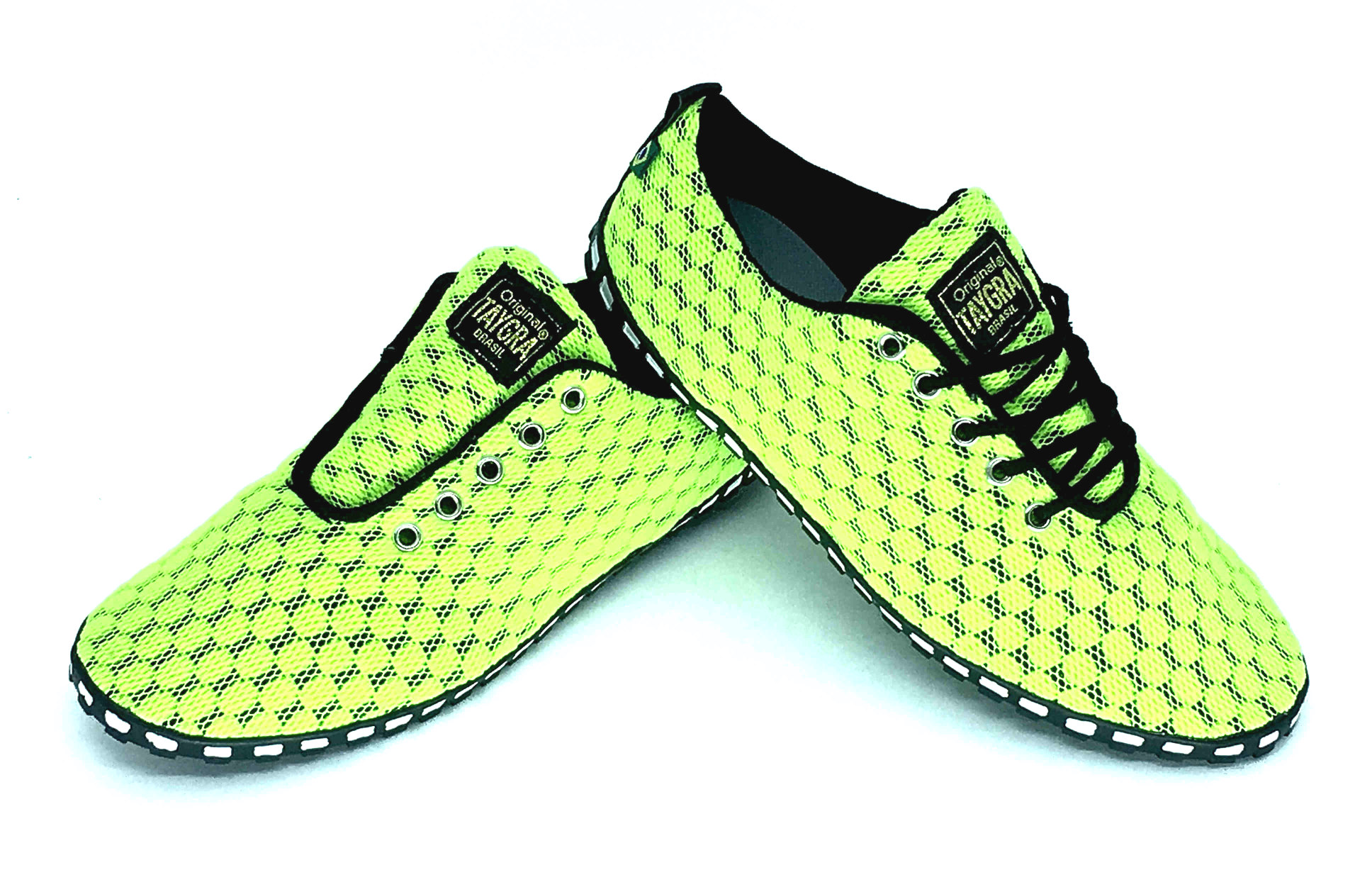 baskets corrida jaune fluo