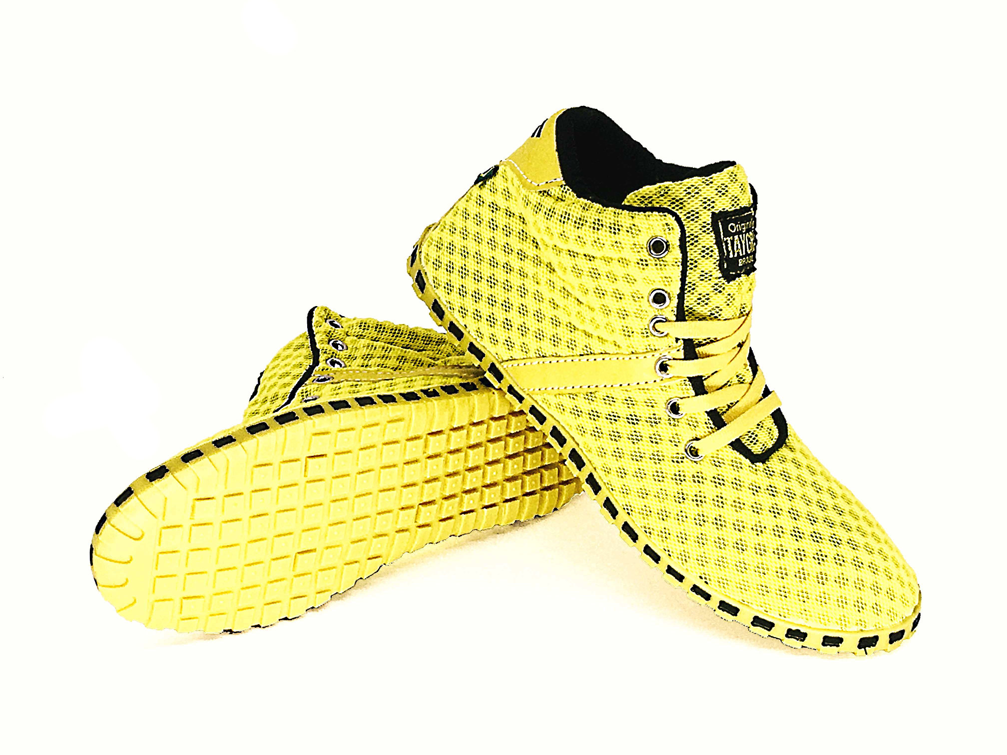 Baskets montantes Corrida TAYGRA jaune
