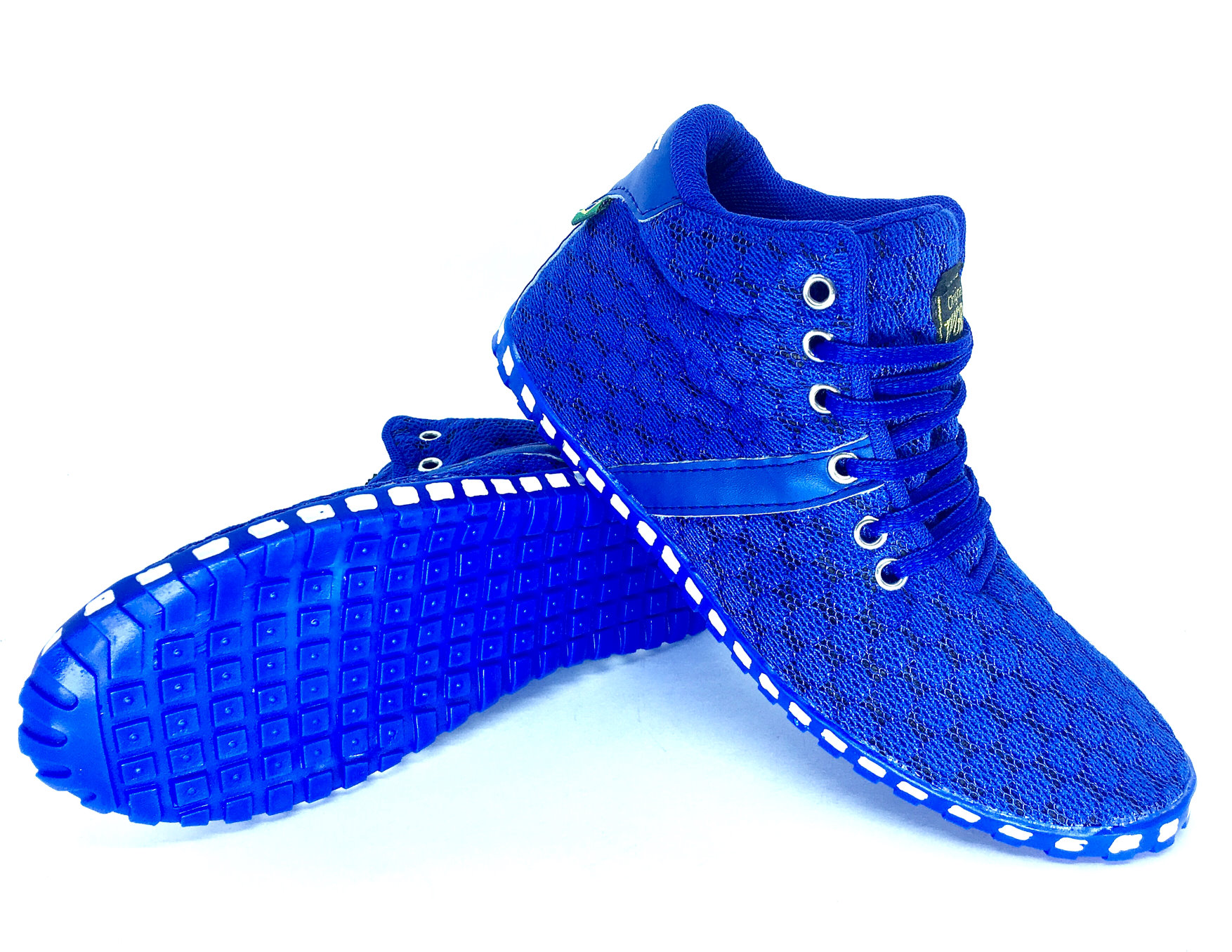 Baskets montantes Corrida TAYGRA bleu royal