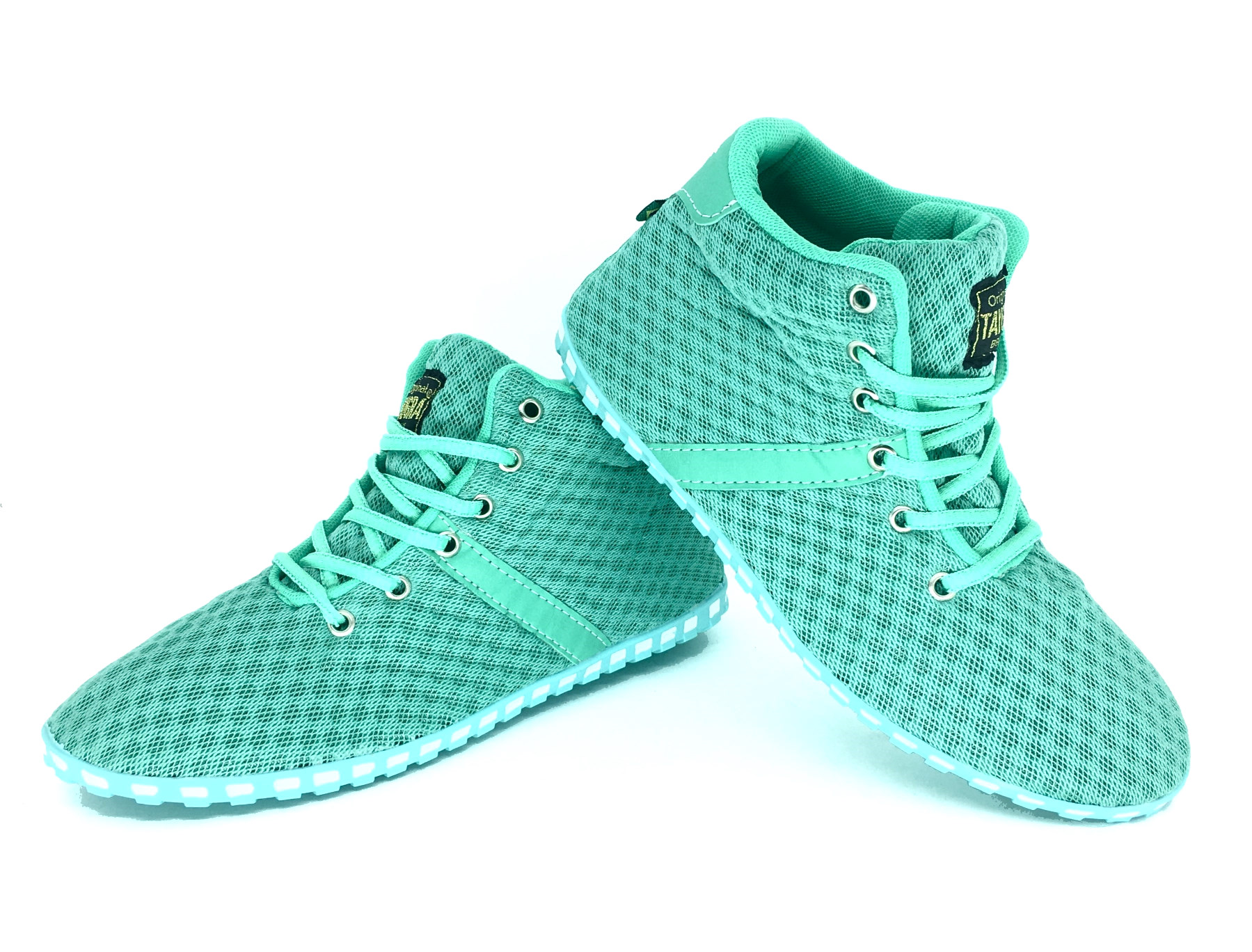 Baskets montantes Corrida TAYGRA vert eau