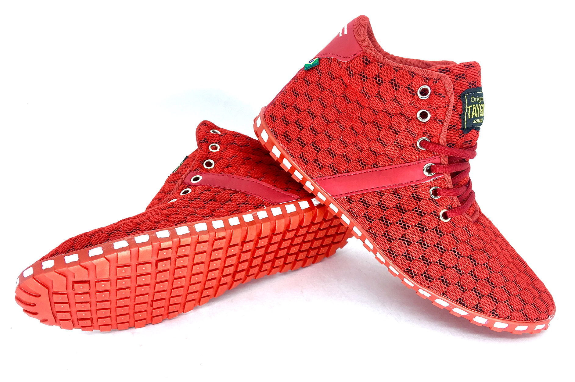 Baskets montantes Corrida TAYGRA rouge