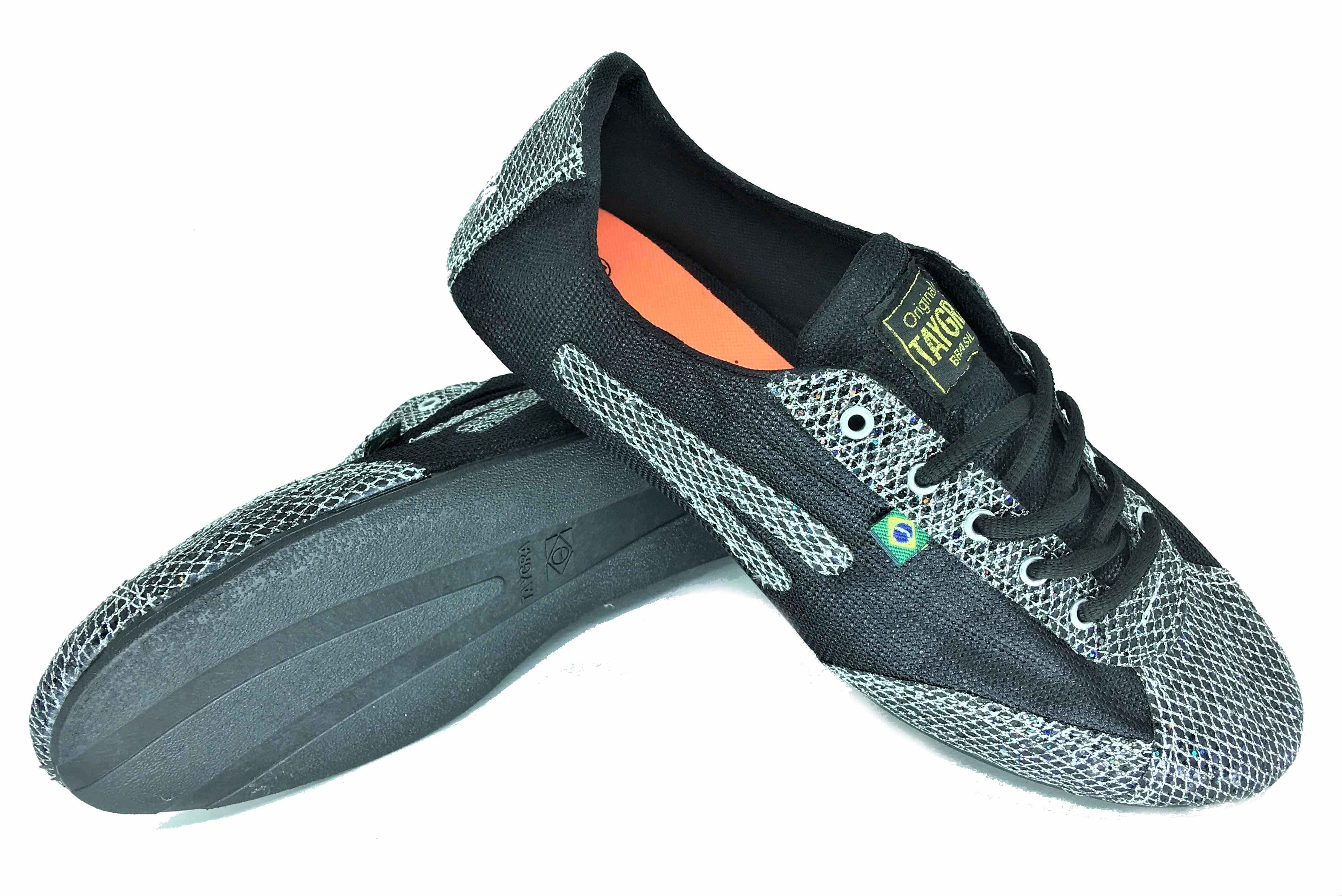 chaussure de danse noir strass