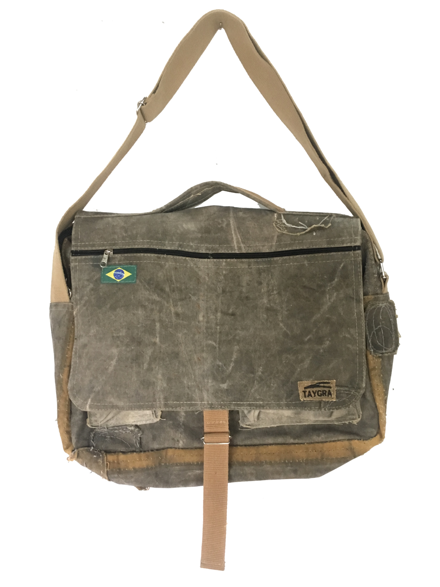 Sacoche Besace porte-document b�che de camion recycl�e TAYGRA