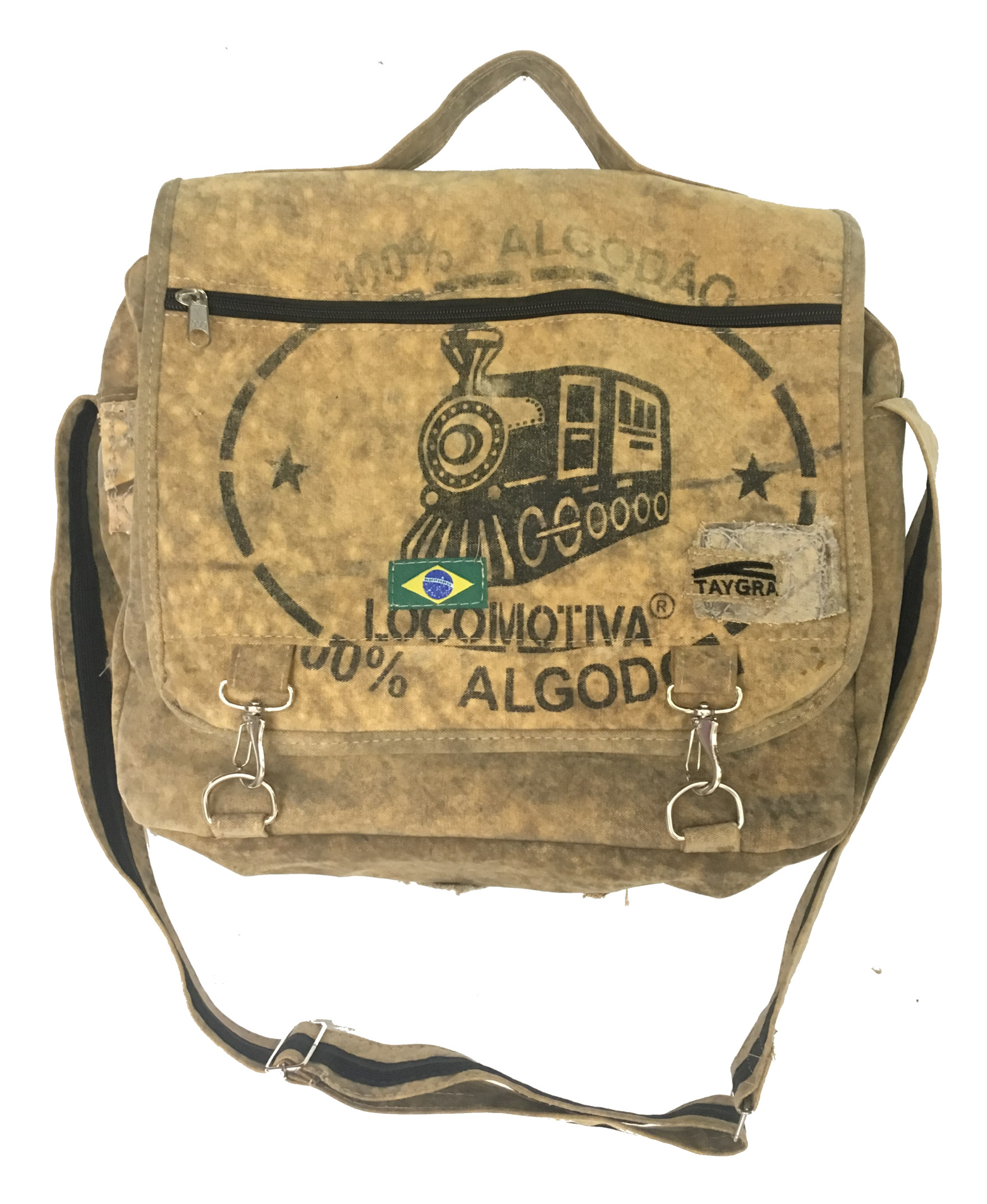 Sacoche Besace porte-document b�che de camion recycl�e TAYGRA