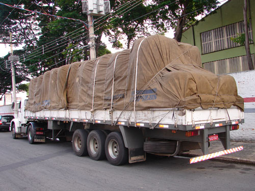 toile de bâche de camion brésilien